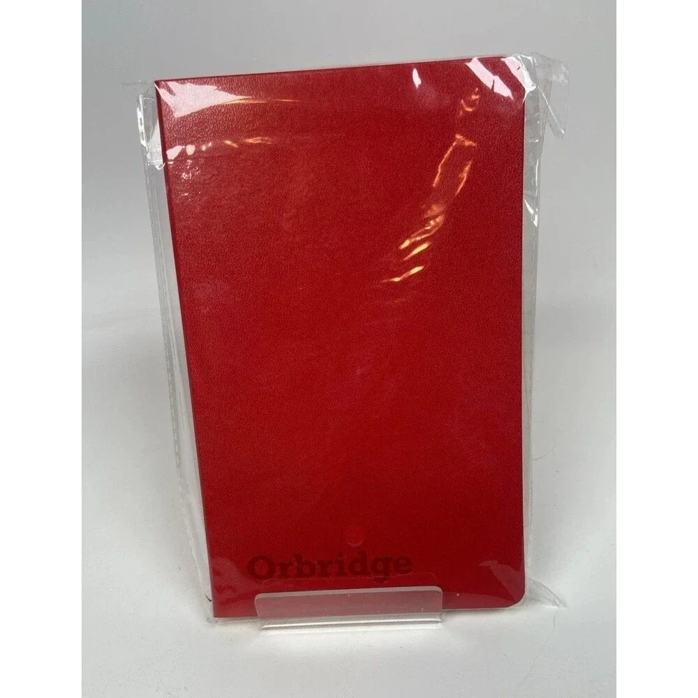 Red Orbridge Hardcover Journal Notebook Diary Lined Pages